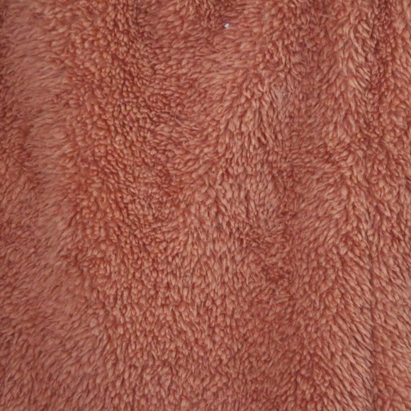 Shein Fuzzy High-Waist Shorts - Sienna Brown, Elastic Waistband, High Waist - Picture 2 of 6